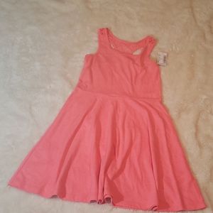 NWT Children's Place Racerback Coral dress sSM